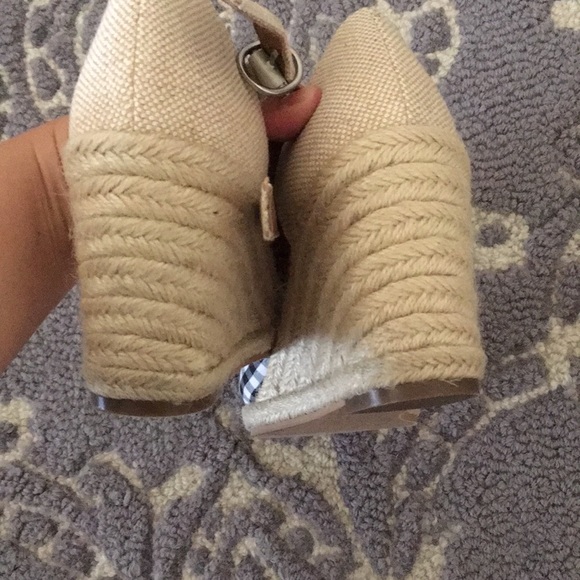 Susina Gingham Canvas Jute Wedges - Picture 4 of 5